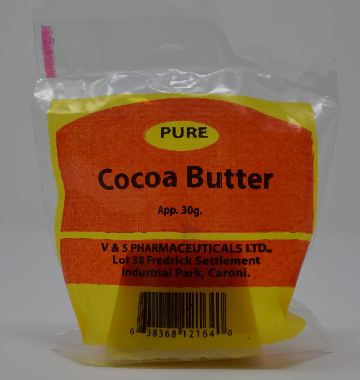 Cocoa Butter V&S Pharmaceuticals